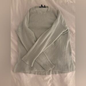 Theory Cashmere Pastel Greeny Mint Sweater
